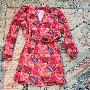 Lilly Pulitzer Pink and Yellow Floral Dress